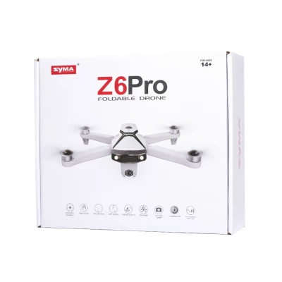 Syma Dron Z6PRO GPS 4K 5G Wifi FPV 2,4 GHz biely