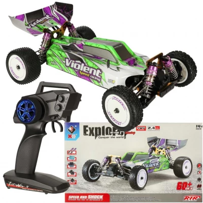 WLtoys RC Speed Racing 1:10, 4WD, 2.4Ghz zelené