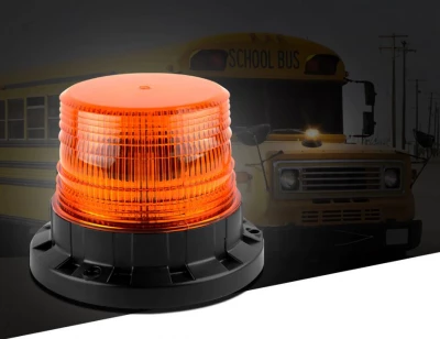 Pronett XJ5155 Maják s magnetem 24 LED, 12/24V oranžový 