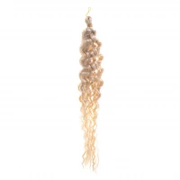 KIK KX5081 Syntetické vlasy na zaplétání afro copánků 60cm blond