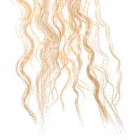 KIK KX5081 Syntetické vlasy na zaplétání afro copánků 60cm blond