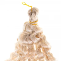 KIK KX5081 Syntetické vlasy na zaplétání afro copánků 60cm blond