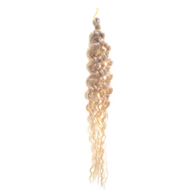 KIK KX5081 Syntetické vlasy na zaplétání afro copánků 60cm blond
