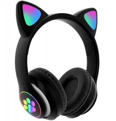 APT ZS7F Bezdrôtové slúchadlá Cat s labkou Bluetooth 5.0 čierna