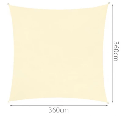Gardlov 23165 Plachta proti slnku 3.6 x 3.6 m béžová