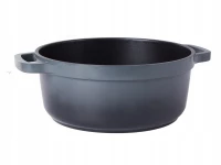 KingStyle Hrnec s poklicí s nepřilnavým povrchem 4 l šedý