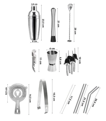 Gordon G513 Barmanský set 17-dielny so stojanom