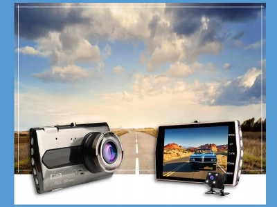 Gordon G487 Kamera do auta s parkovacou kamerou, FULL HD, LCD 4"