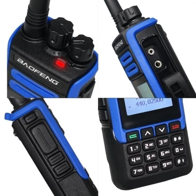 Baofeng BF-H7 HT Vysílačka 10 W, 7,4V, 2200mAh, 1 ks modročerná
