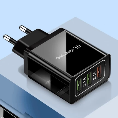 Gordon G34 Rychlonabíječka SMART, 3x USB 3.0 Quick Charge černá