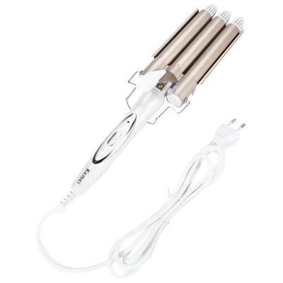 Gordon G498 Keramická trojkulma KEMEI s ionizátorom, 45 W, bielobéžová