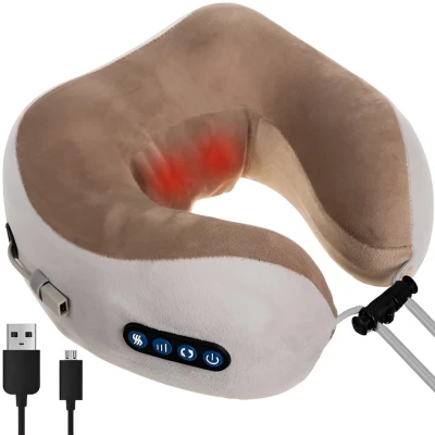 Gordon G171 Masážní polštář na krk SHIATSU šedobéžový