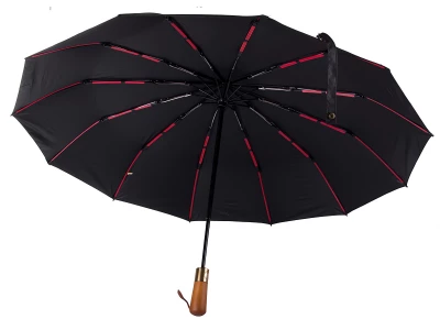 Verk 25022 Skládací deštník 60 cm, černá