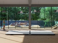 Gordon G277 Airtrack nafukovací žíněnka 400 x 100 x 10 cm + příslušenství černá
