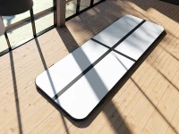 Gordon G277 Airtrack nafukovací žíněnka 400 x 100 x 10 cm + příslušenství černá