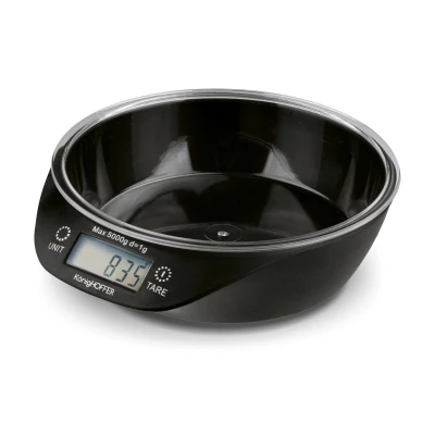 Gordon G82 Digitální kuchyňská váha s miskou 5 kg, černá