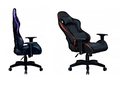 Gordon G400 Herní židle s LED osvětlením RGB, černá