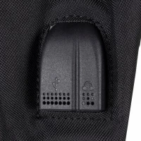Verk 27137 Chytrý svítící batoh Unisex s USB, 19l, černý