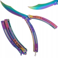 Verk 01892 Nôž motýlik Butterfly Neon ostrý