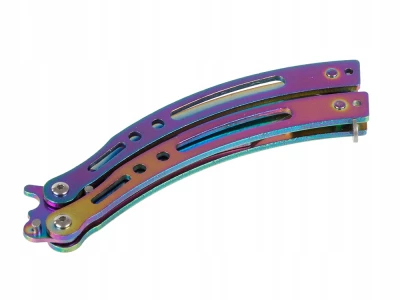 Verk 01892 Nôž motýlik Butterfly Neon ostrý