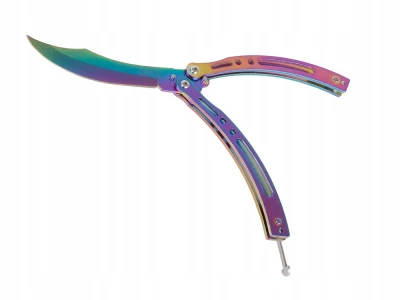 Verk 01892 Nôž motýlik Butterfly Neon ostrý