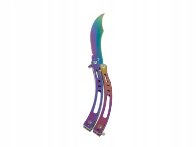 Verk 01892 Nôž motýlik Butterfly Neon ostrý