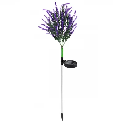 Vergionic 7881 Solární zahradní lampa Levandule, 0,15W, 3000K, IP65