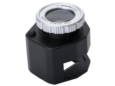 Verk 09179 Zvětšovací kapesní lupa 30x, 3 UV černá