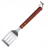 Vergionic 7828 Grilovací nářadí sada 3 ks BBQ dřevo, nerez