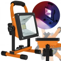 Vergionic 4039 Prenosný SMD LED reflektor 30W, 4000K, 3 x 18650