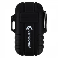 Vergionic 7595 Plazmový vodotěsný USB zapalovač IP44, 220 mAh, černá