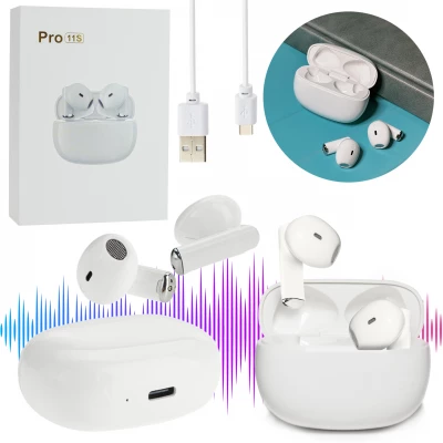 Vergionic 7304 Sluchátka PRO 11S s dokovací stanicí, bílá