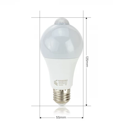 Vergionic 7558 LED žárovka s pohybovým senzorem 12W, E27, 4000K, 750lm, neutrální bílá