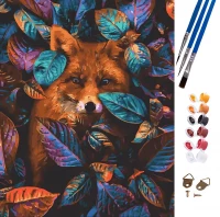Foxter 2607 Malování podle čísel - Liška 47x58 cm