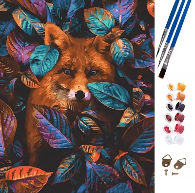 Foxter 2607 Malování podle čísel - Liška 47x58 cm