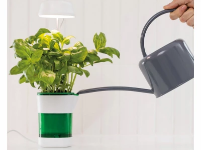 Verk 12319 Lampa pro pěstování rostlin 6 LED, 4 UV samozavlažovací květináč 