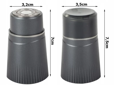 Verk 24448 Mini zastrihávač fúzov bezdrôtový šedý