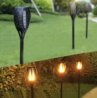 Gardlov 23559 Záhradná solárna pochodeň 12 LED, 3.7 V, 51 cm, 1 ks