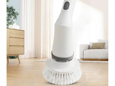 Verk 27032 Elektrický čistící rotační kartáč, teleskopický 6 v 1 bílý
