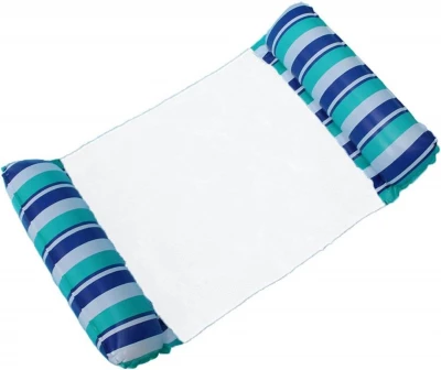 GGV Lehátko do bazénu pruhované 115 x 66 x 15 cm, modrá