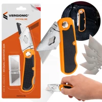 Vergionic 7398 Zalamovací nôž zatvárací 18 mm + 5 nožov