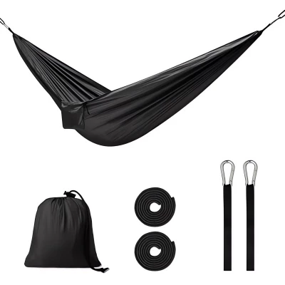 KIK KX3958 Turistická houpací síť 260 x 140 cm černá