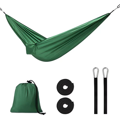 KIK KX3958 Turistická houpací síť 260 x 140 cm zelená