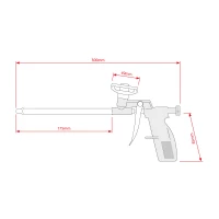 Vergionic 2284 Pistole na montážní pěnu kov, plast