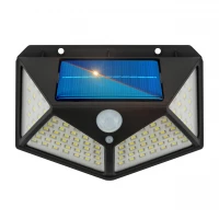Vergionic 2331 Solární venkovní LED osvětlení 1800 mAh, 600 lm, IP65, 6500K, pohybový senzor