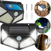 Vergionic 2331 Solární venkovní LED osvětlení 1800 mAh, 600 lm, IP65, 6500K, pohybový senzor