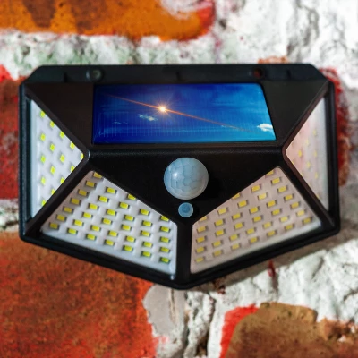 Vergionic 2331 Solární venkovní LED osvětlení 1800 mAh, 600 lm, IP65, 6500K, pohybový senzor