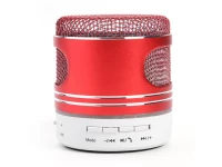 Verk 06198 LED Mini Bluetooth reproduktor, 3 W, červená