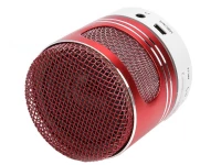 Verk 06198 LED Mini Bluetooth reproduktor, 3 W, červená