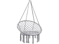 Verk 27127 Závesné kreslo so strapcami 120 kg, 60 cm, sivá